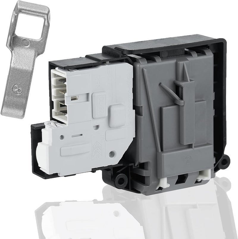 Cykemo 𝟐𝟎𝟐𝟓 𝐍𝐞𝐰 EBF61315802 Washer Door Lock Switch & MFG63099101 Washer Door Lock Strike Assembly Compatible with LG Kenmore Washing Machine Door Switch (2 PACKS) - Image 1